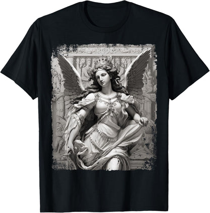 Aesthetic Clothes Vintage Streetwear Fashion Women Men Angel T-Shirt