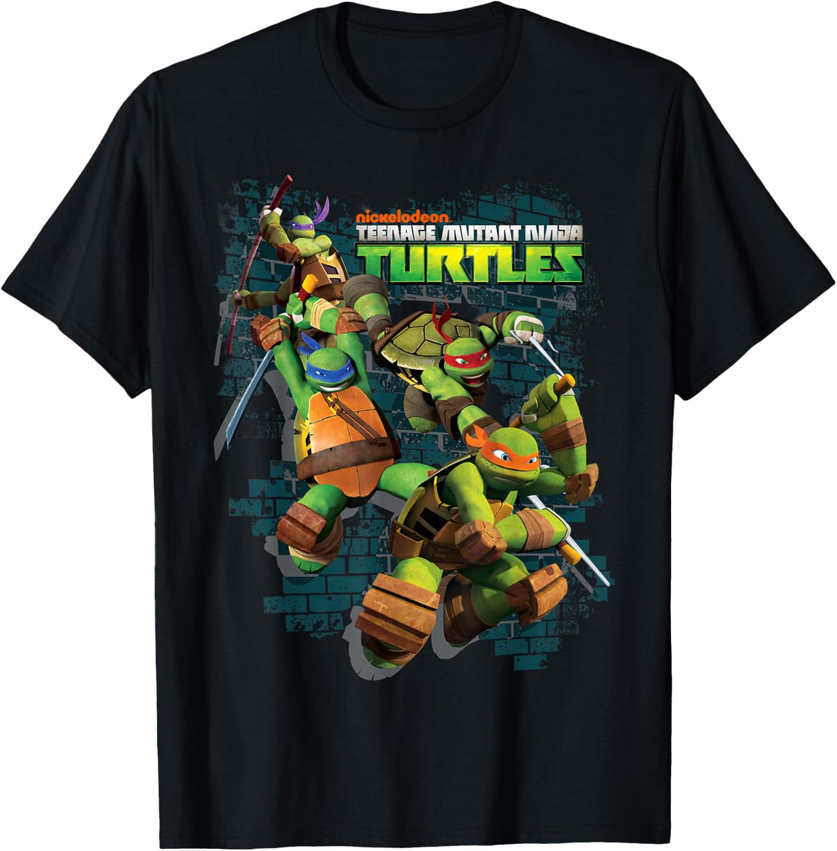 Teenage Mutant Ninja Turtles Action Leap Graphic T-Shirt T-Shirt