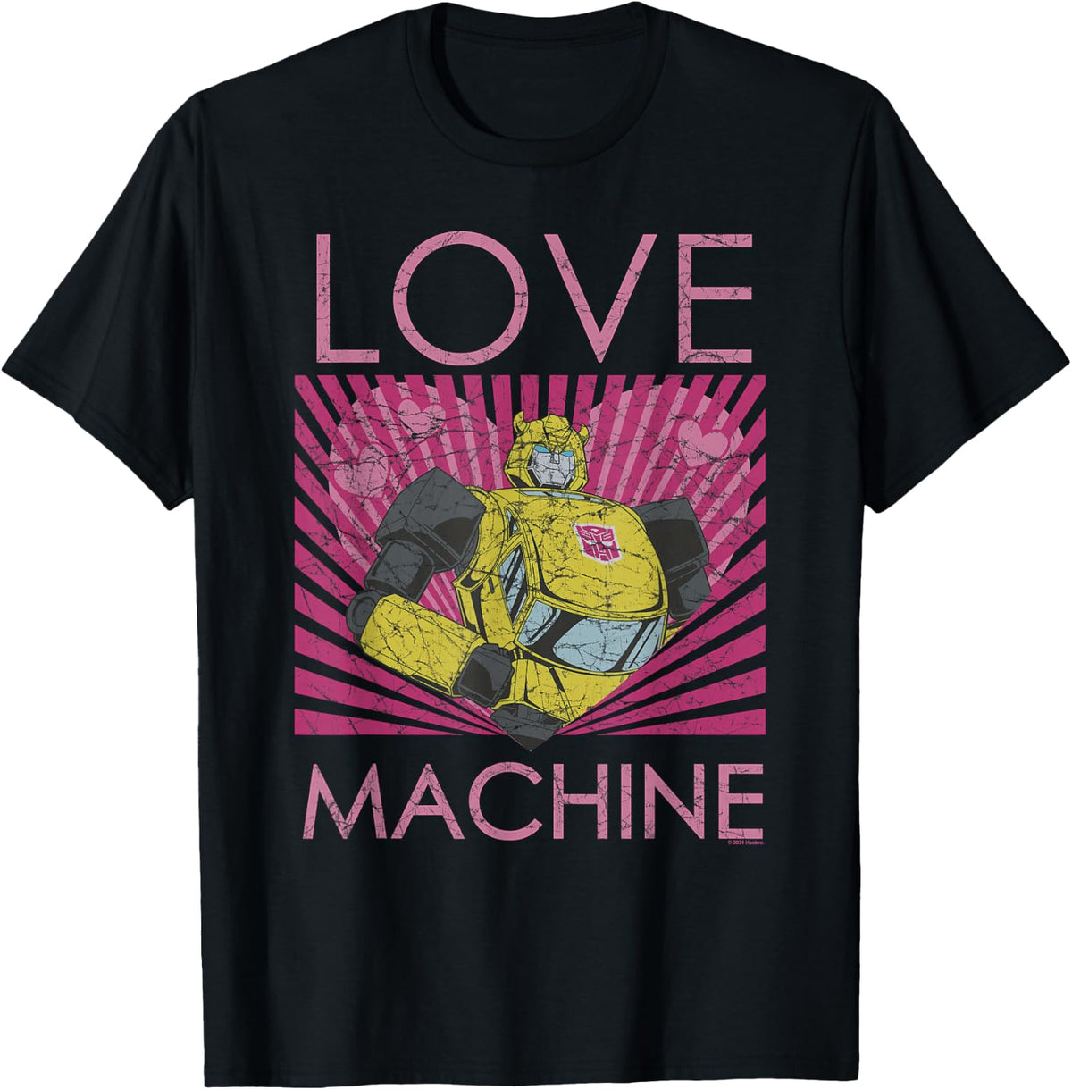 Transformers Bumblebee Valentine's Day Love Machine T-Shirt
